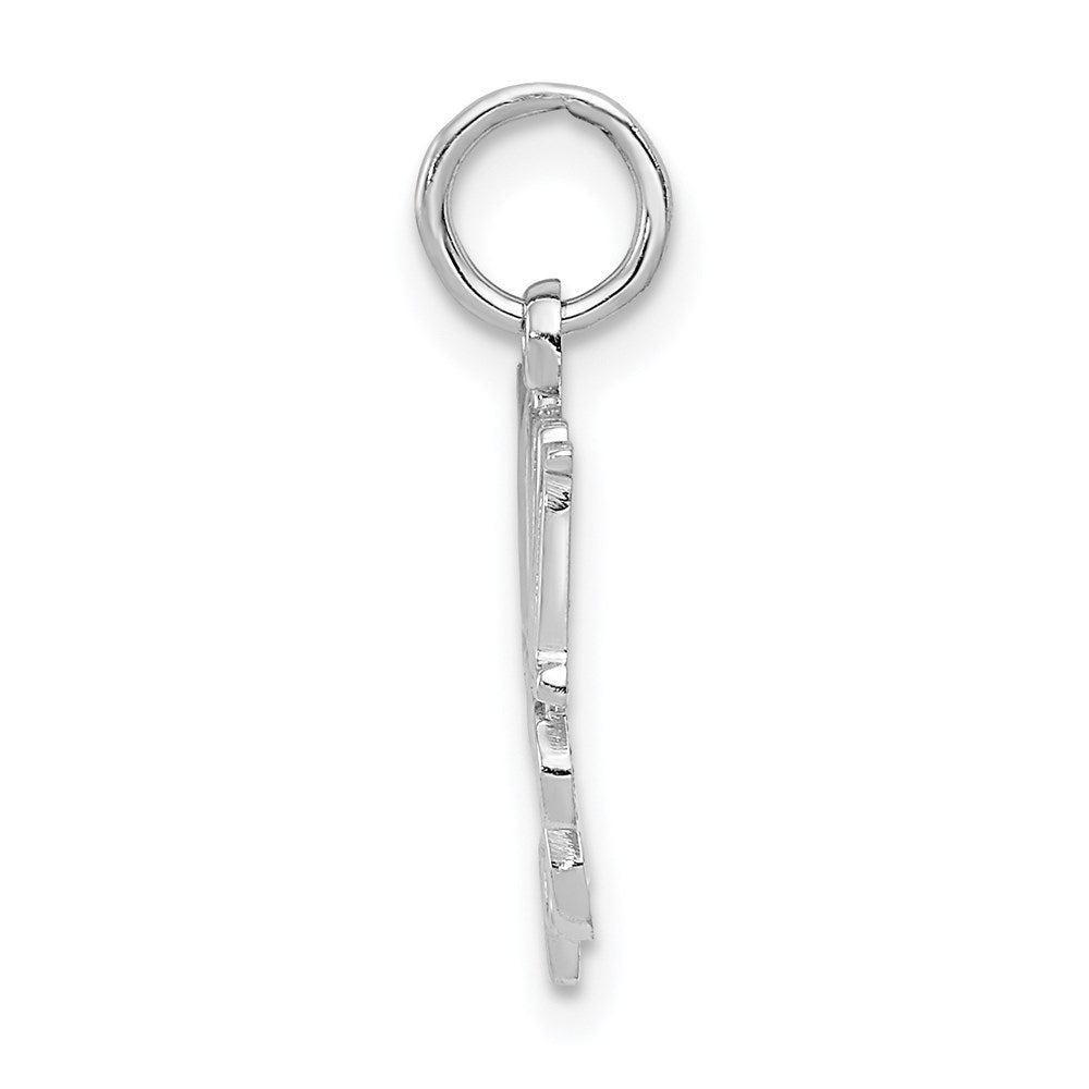 Million Charms 14K White Gold Themed Mom Charm