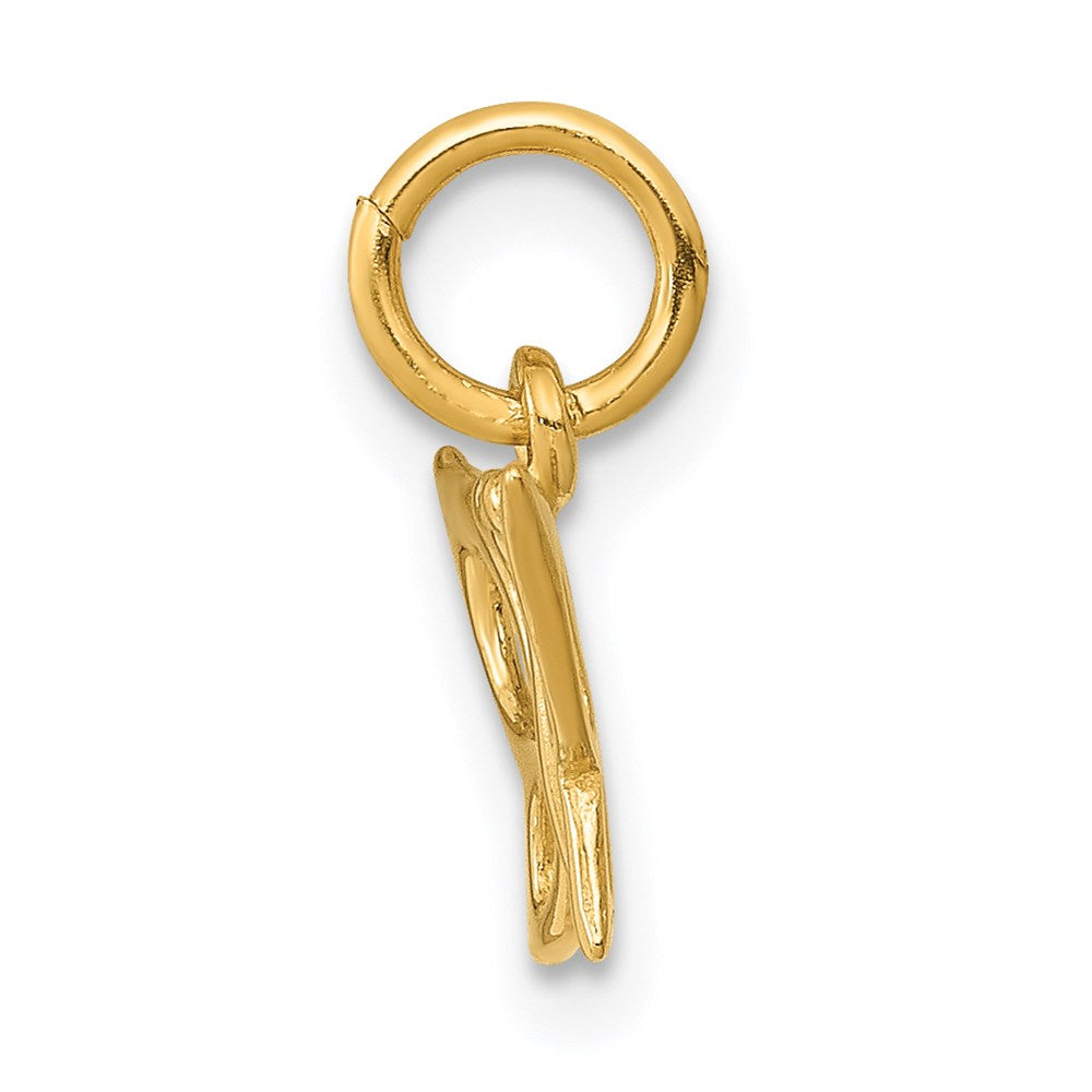 Million Charms 14K Yellow Gold Themed Butterfly Charm