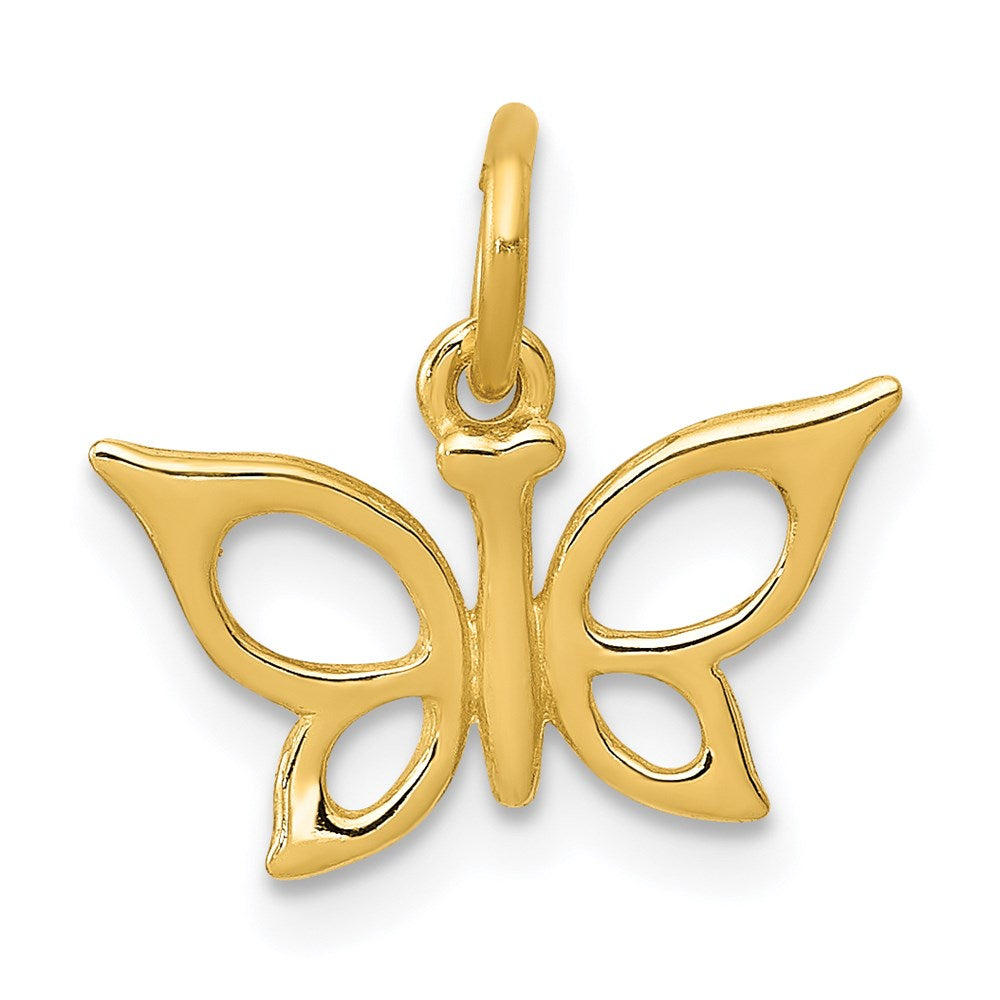 Million Charms 14K Yellow Gold Themed Butterfly Charm
