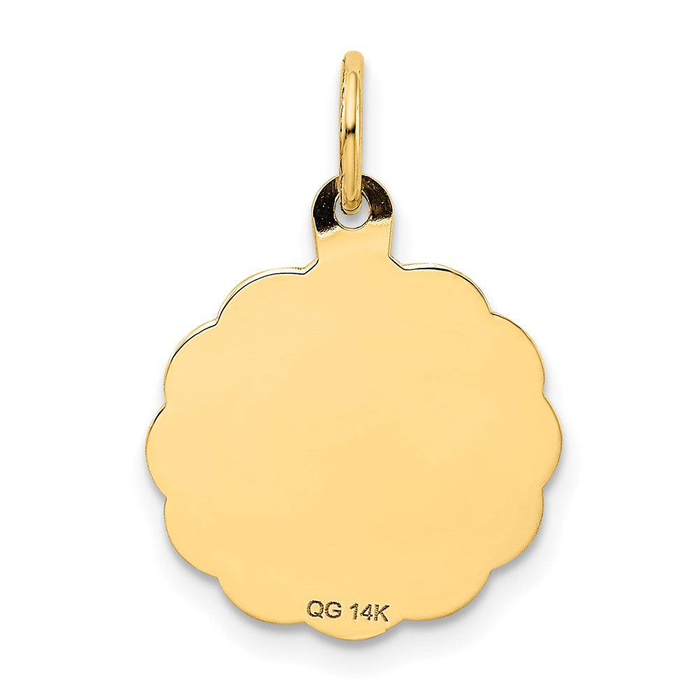 Million Charms 14K Yellow Gold Themed A Date To Remember Charm