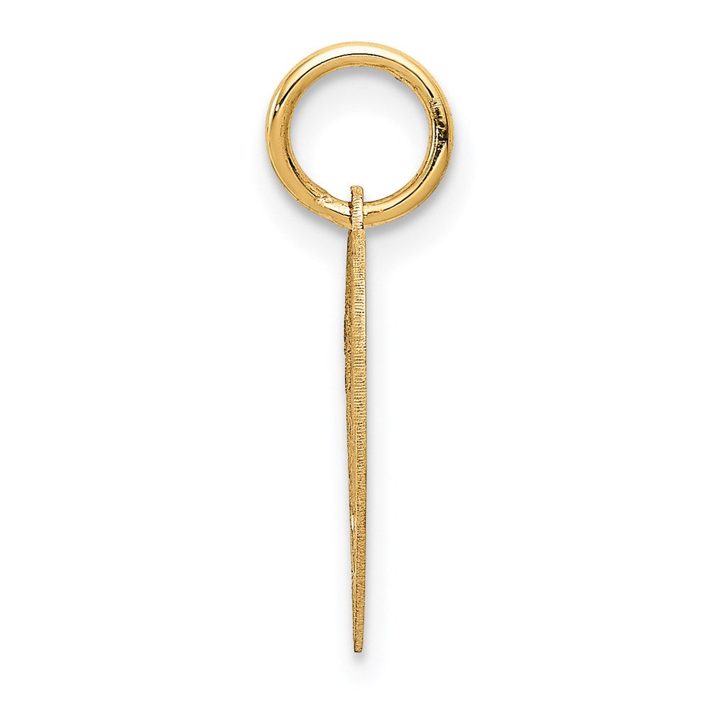 Million Charms 14K Yellow Gold Themed #1 Granddaughter Charm