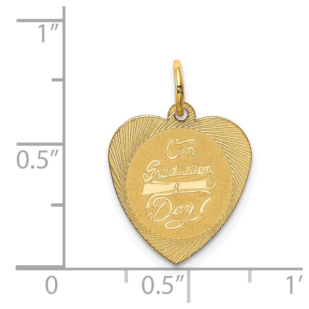Million Charms 14K Yellow Gold Themed On Graduation Day Charm