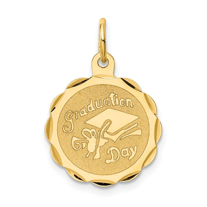 Million Charms 14K Yellow Gold Themed Graduation Day Charm