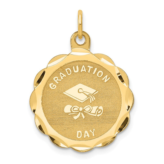 Million Charms 14K Yellow Gold Themed Graduation Day Charm