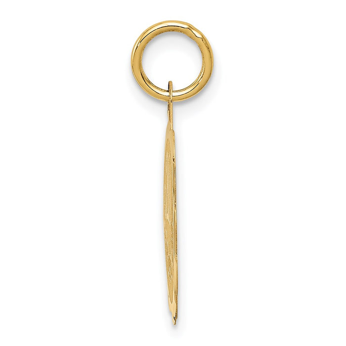 Million Charms 14K Yellow Gold Themed Happy 20Th Anniversary Milestone Charm