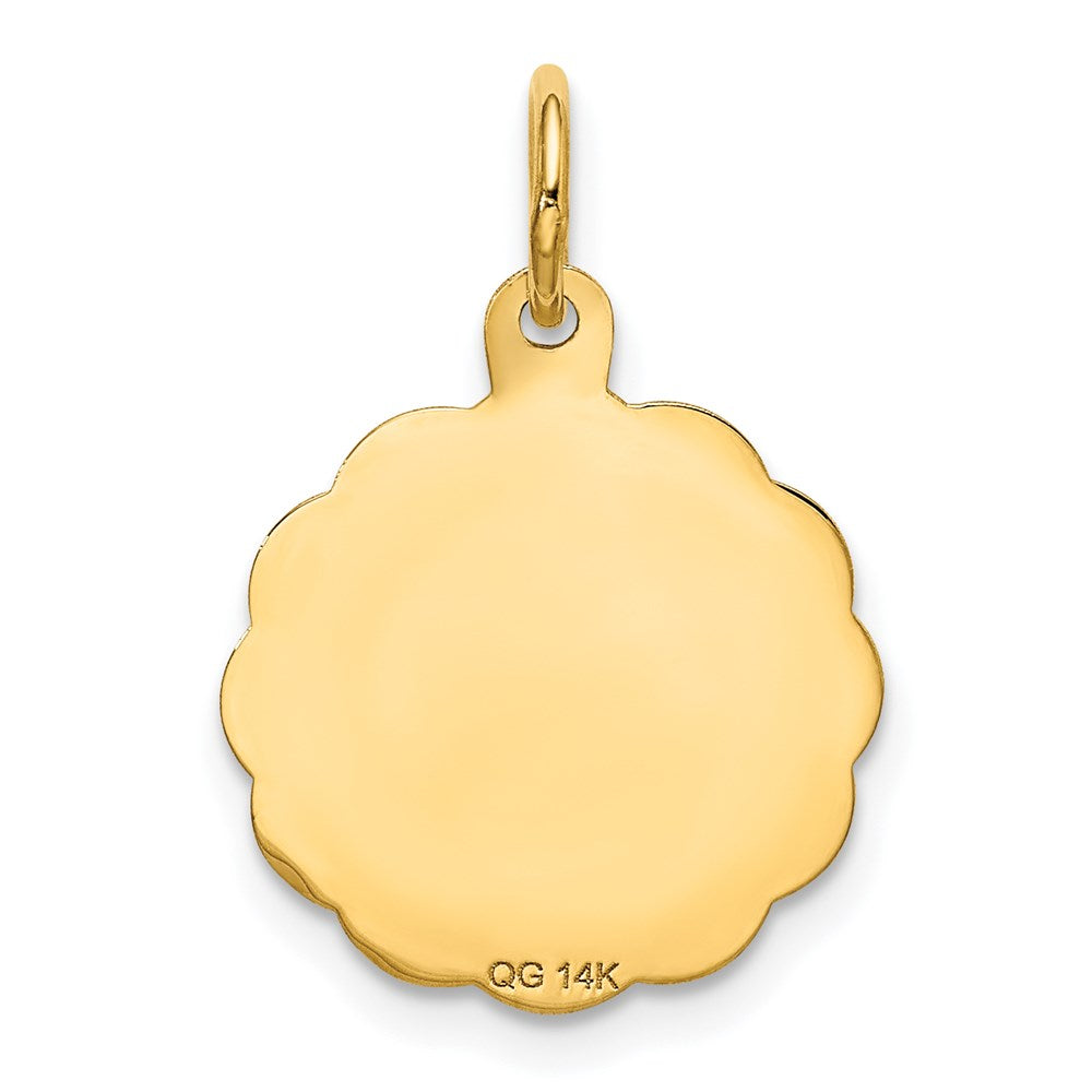 Million Charms 14K Yellow Gold Themed Happy 20Th Anniversary Milestone Charm