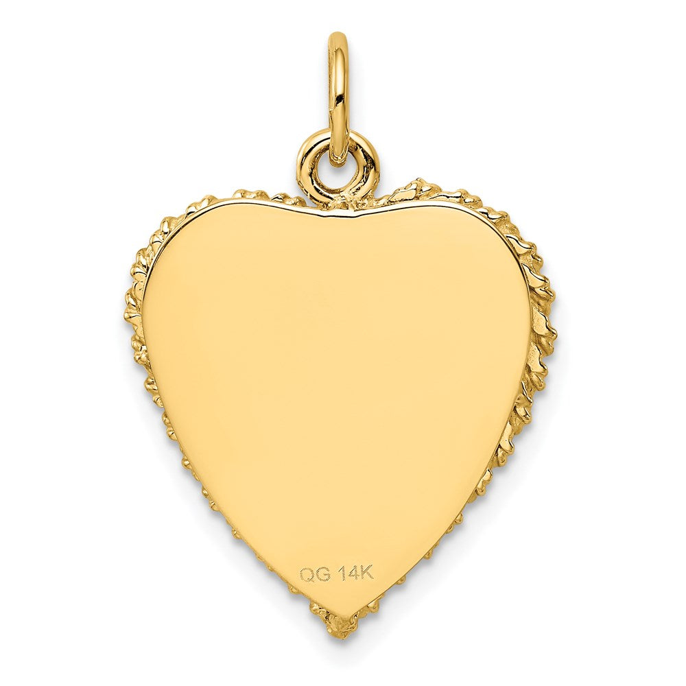 Million Charms 14K Yellow Gold Themed Happy 10Th Anniversary Milestone Charm