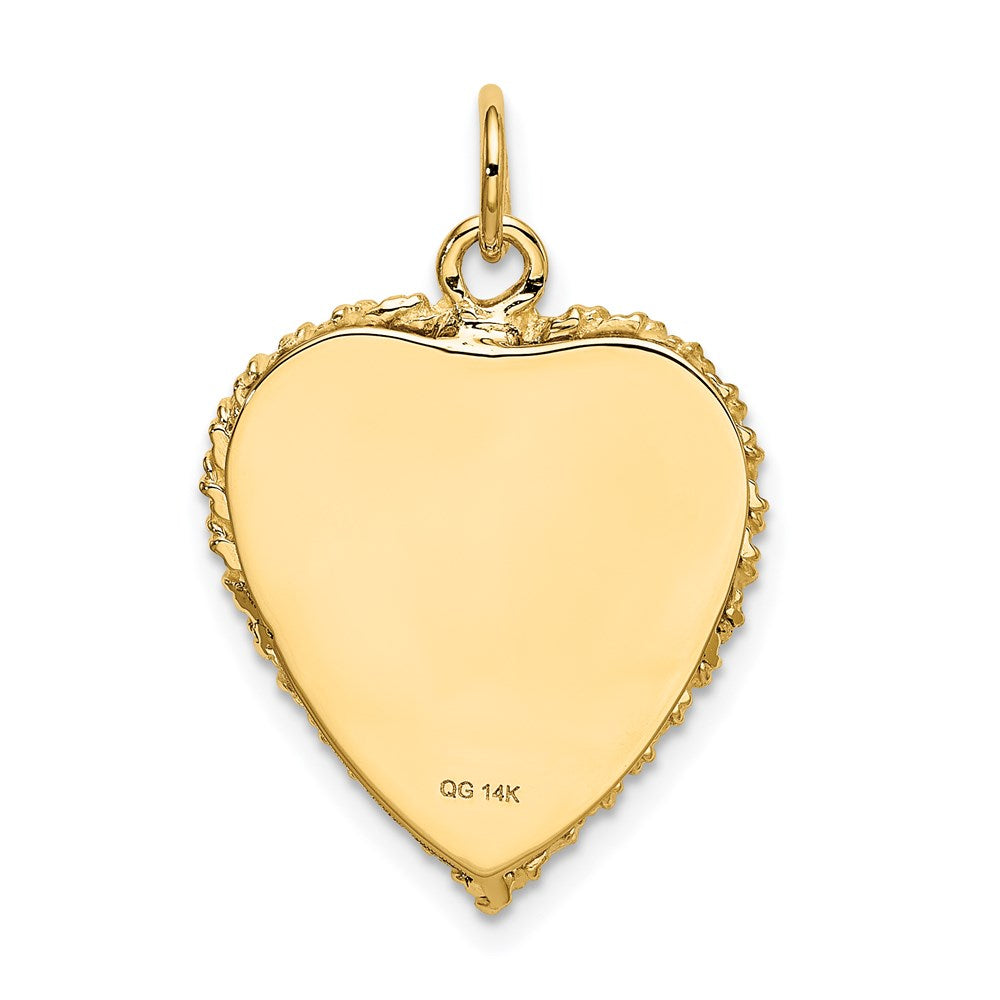 Million Charms 14K Yellow Gold Themed Happy 20Th Anniversary Milestone Charm