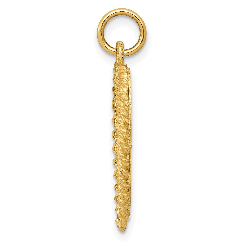 Million Charms 14K Yellow Gold Themed Happy 50Th Anniversary Milestone Charm