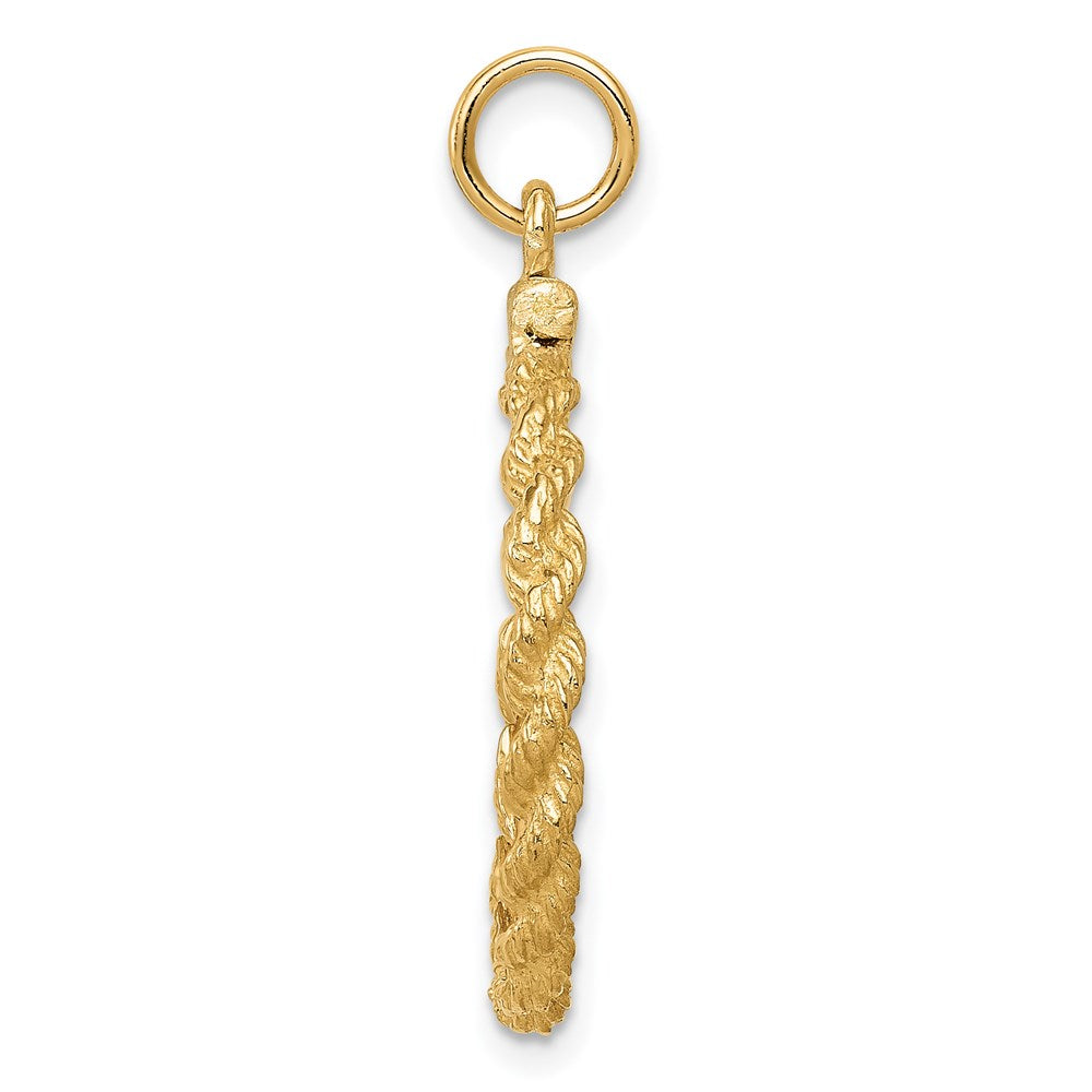 Million Charms 14K Yellow Gold Themed Happy Anniversary Milestone Charm