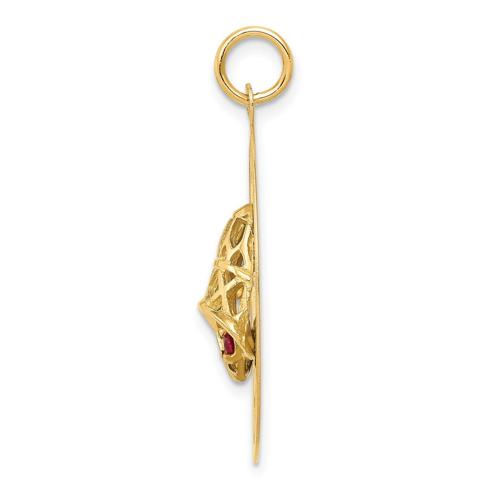 Million Charms 14K Yellow Gold Themed Happy Anniversary Milestone With Bells Charm