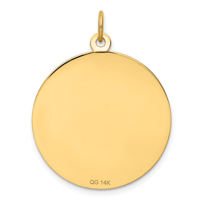 Million Charms 14K Yellow Gold Themed Happy Anniversary Milestone With Bells Charm