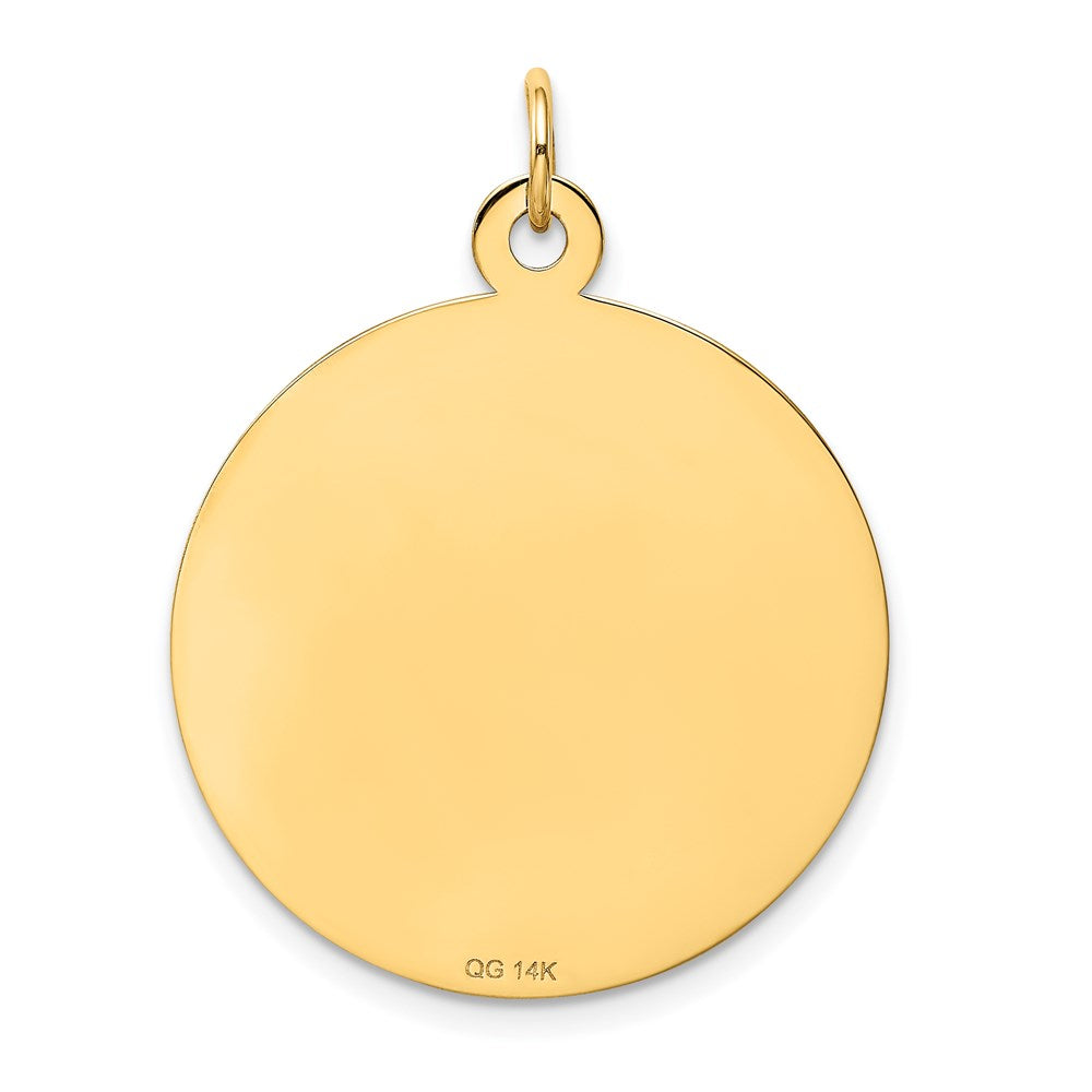 Million Charms 14K Yellow Gold Themed Happy Anniversary Milestone Charm