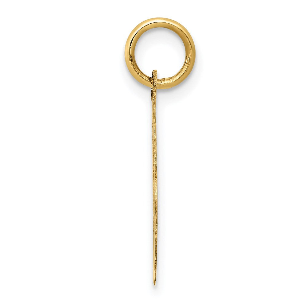 Million Charms 14K Yellow Gold Themed #1 Grandpa Disc Charm
