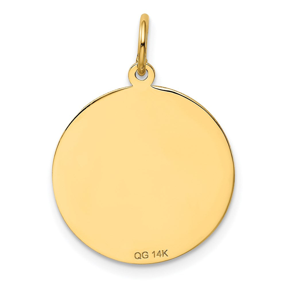 Million Charms 14K Yellow Gold Themed #1 Dad Charm
