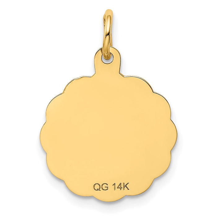 Million Charms 14K Yellow Gold Themed Special Aunt Charm