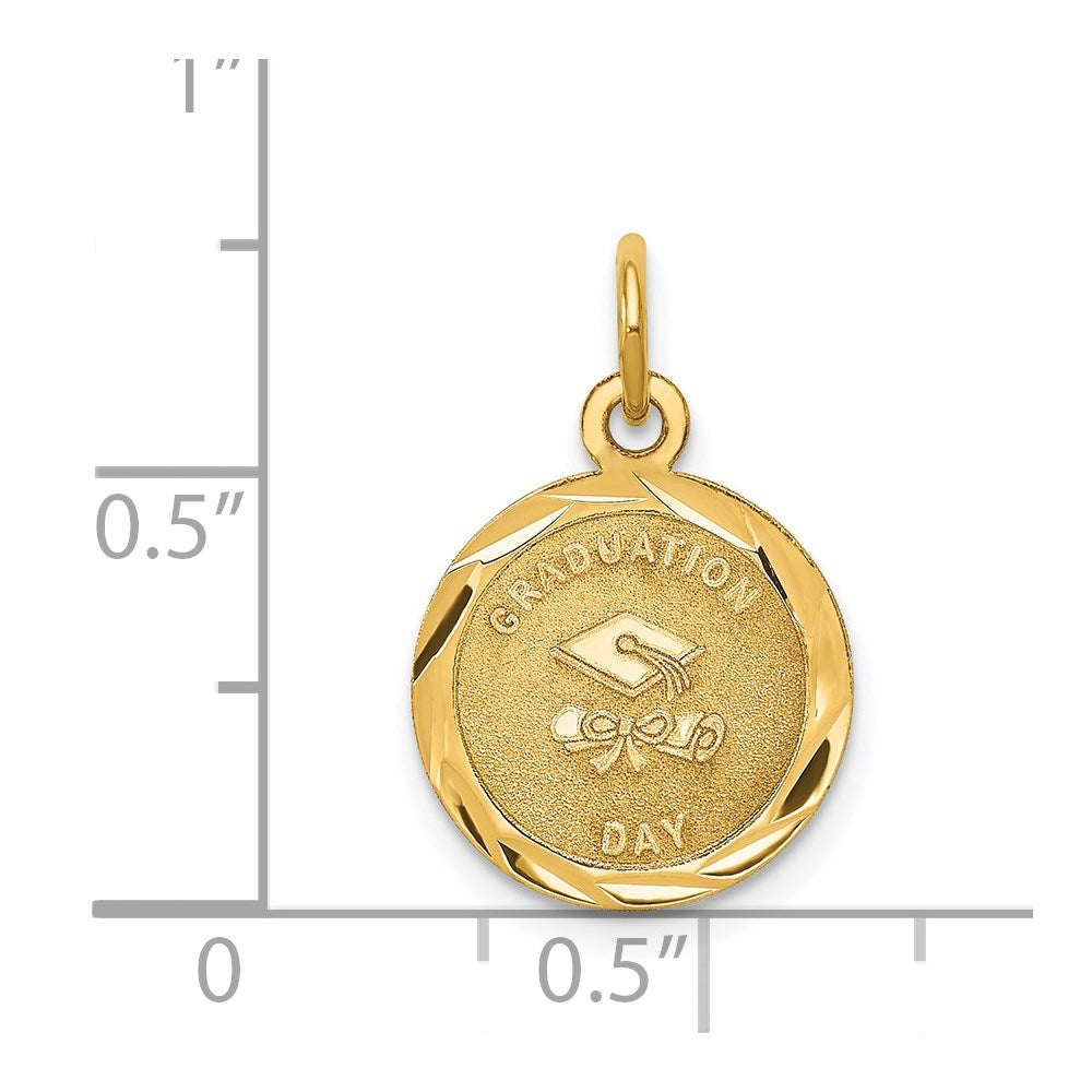 Million Charms 14K Yellow Gold Themed Graduation Day Charm