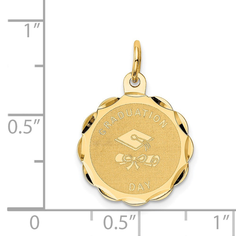Million Charms 14K Yellow Gold Themed Graduation Day Charm