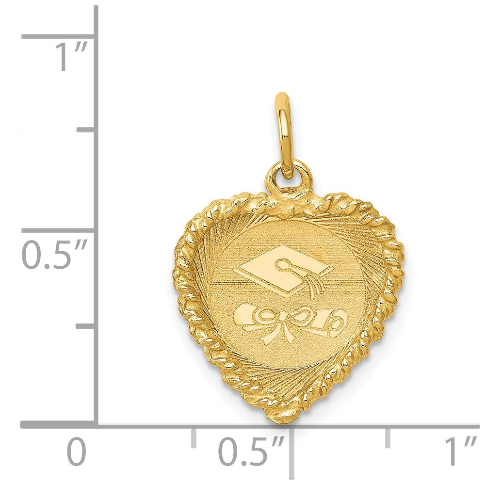 Million Charms 14K Yellow Gold Themed Graduation Cap Charm