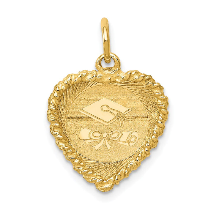 Million Charms 14K Yellow Gold Themed Graduation Cap Charm