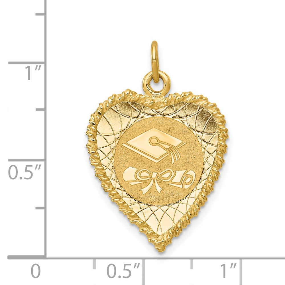 Million Charms 14K Yellow Gold Themed Graduation Cap Charm
