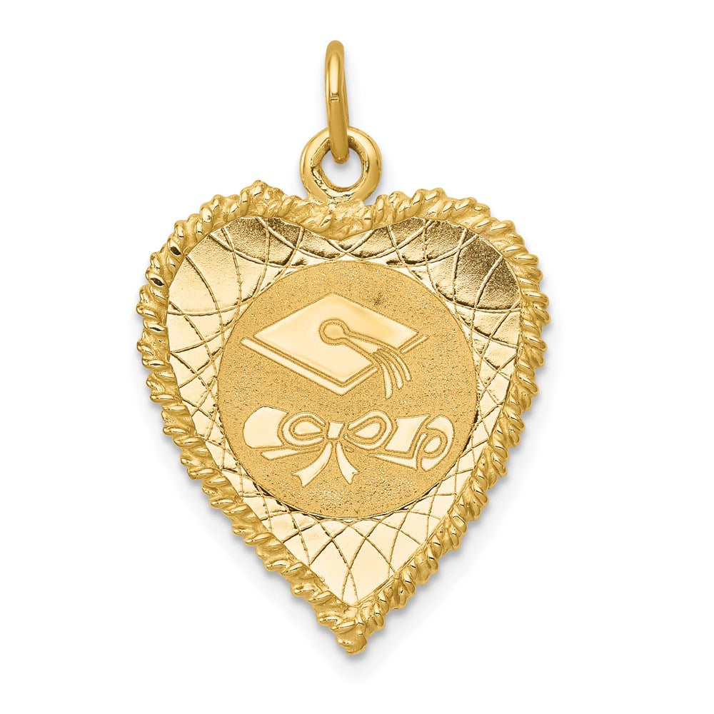 Million Charms 14K Yellow Gold Themed Graduation Cap Charm
