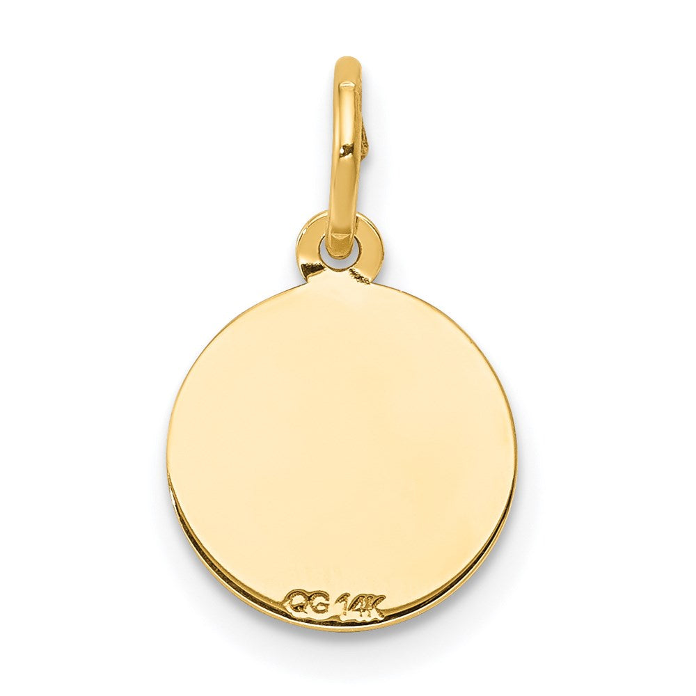 Million Charms 14K Yellow Gold Themed Religious Holy Communion Charm