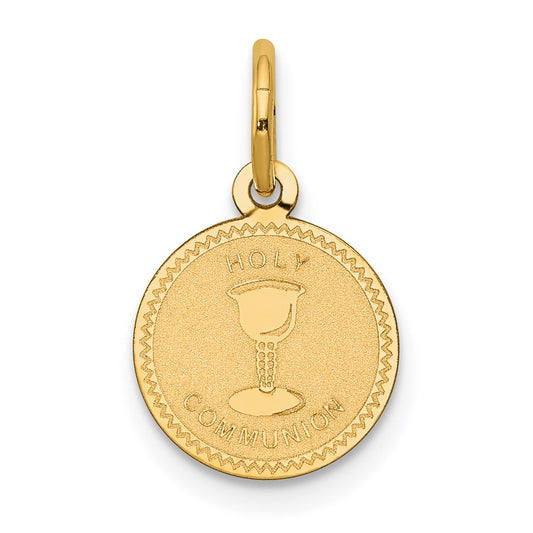 Million Charms 14K Yellow Gold Themed Religious Holy Communion Charm