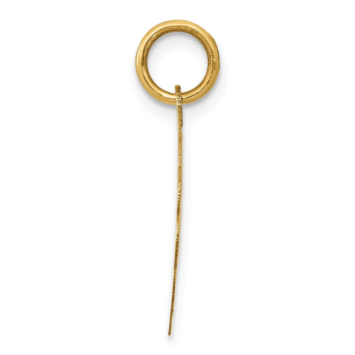 Million Charms 14K Yellow Gold Themed Religious Holy Communion Disc Charm