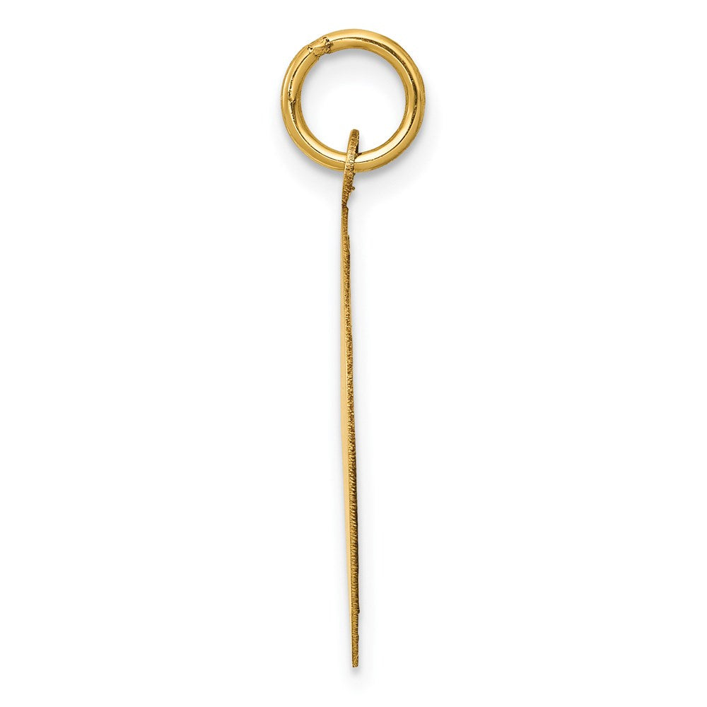 Million Charms 14K Yellow Gold Themed Religious Holy Communion Disc Pendant