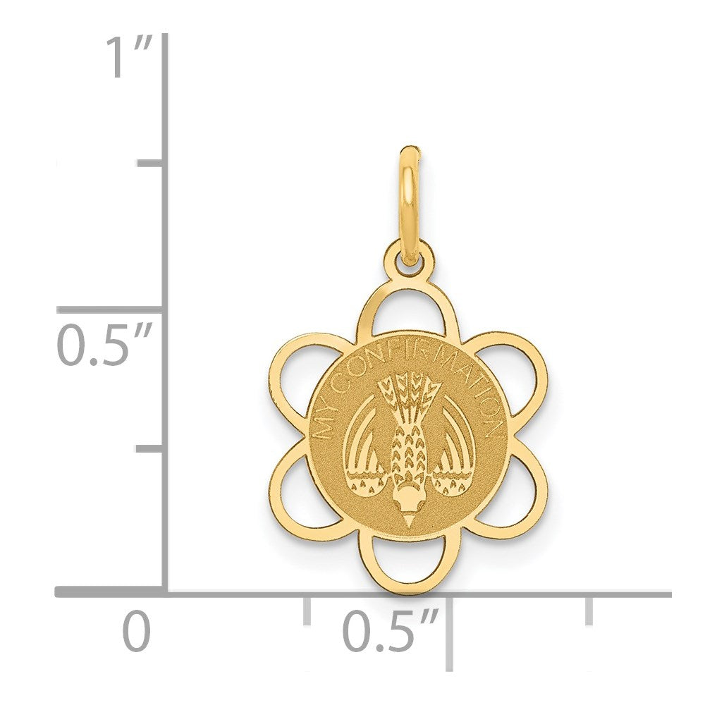 Million Charms 14K Yellow Gold Themed My Confirmation Charm