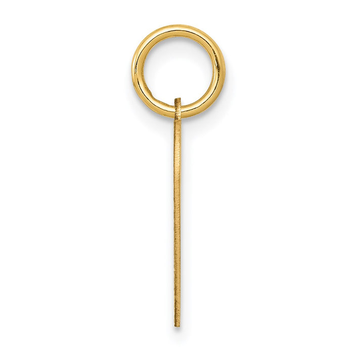 Million Charms 14K Yellow Gold Themed My Confirmation Heart Disc Charm