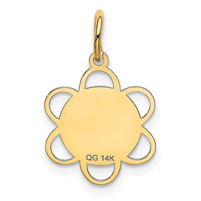 Million Charms 14K Yellow Gold Themed Happy Birthday Charm