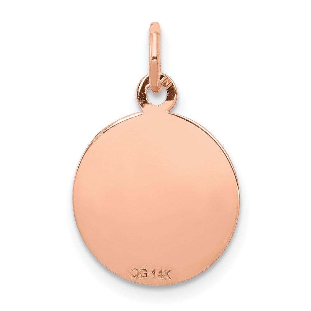 Million Charms 14K Rose-Gold Themed Religious Holy Communion Charm