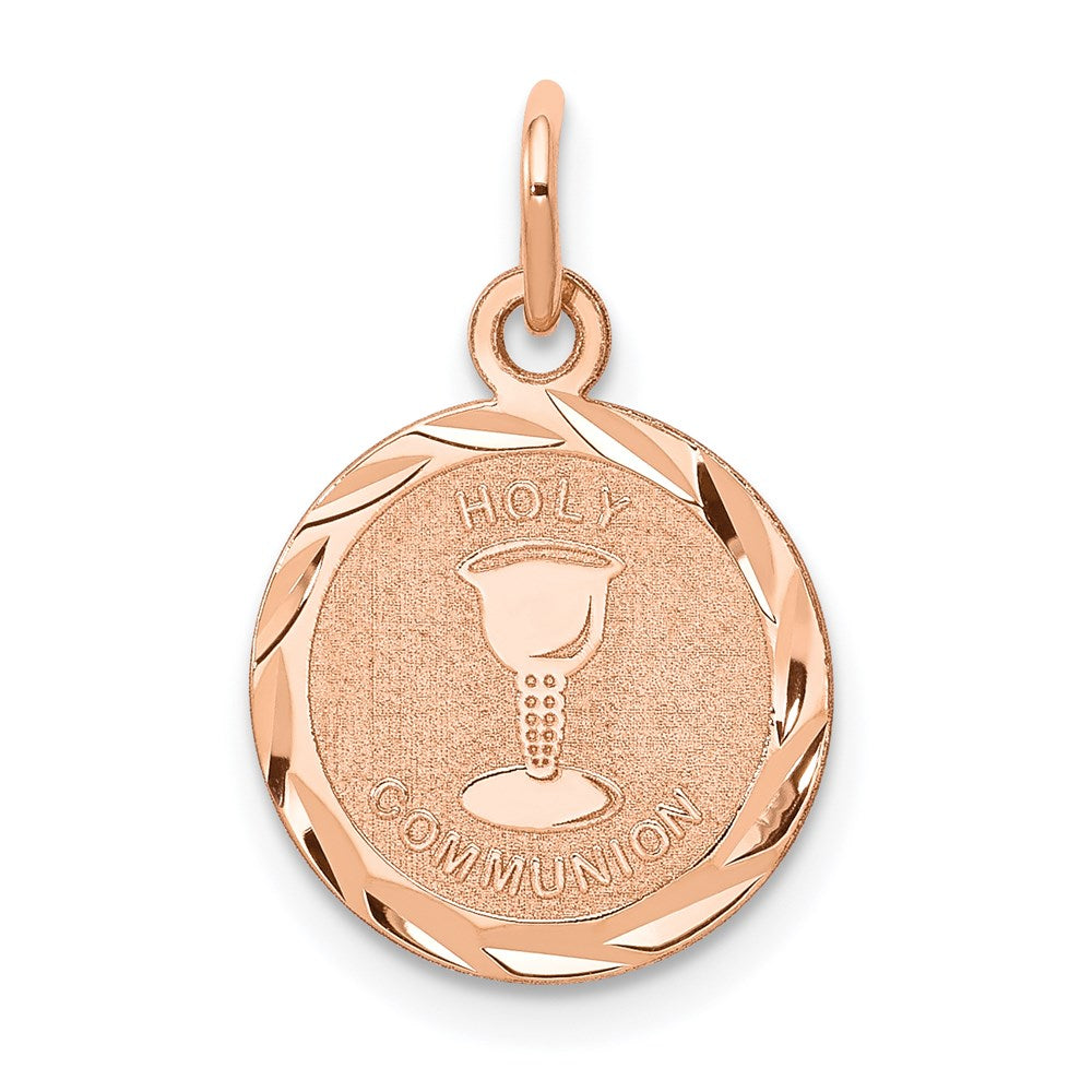 Million Charms 14K Rose-Gold Themed Religious Holy Communion Charm