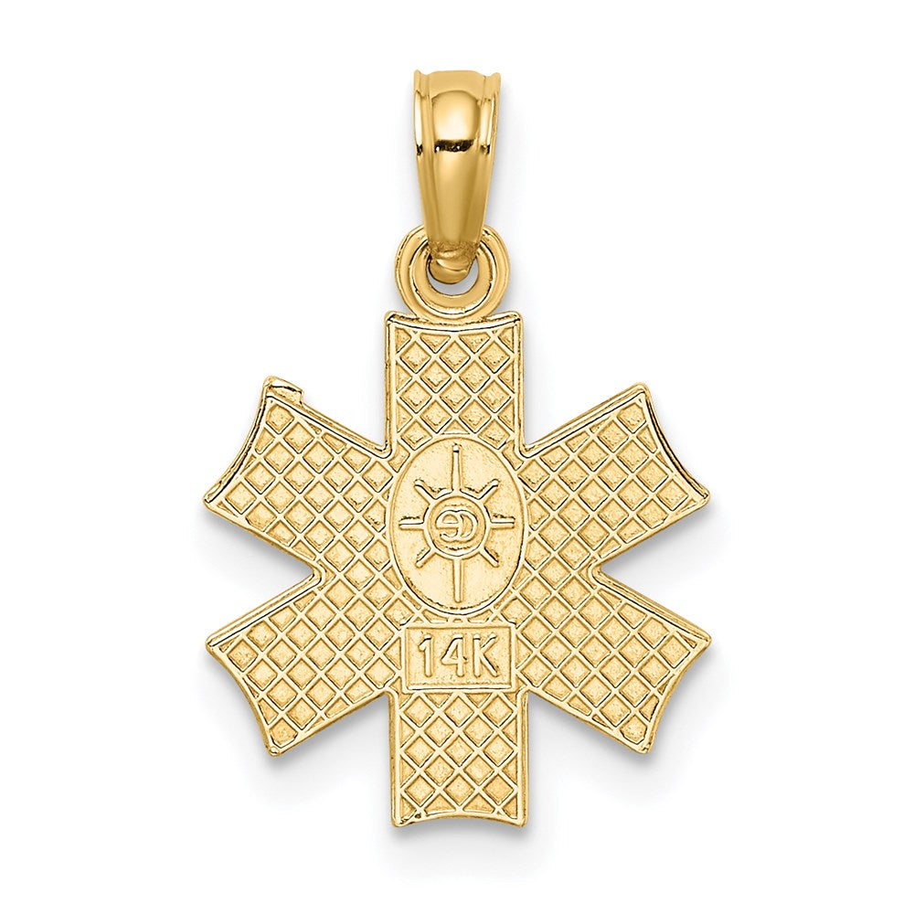 Million Charms 14K Yellow Gold Themed Medical Jewelry Symbol Charm