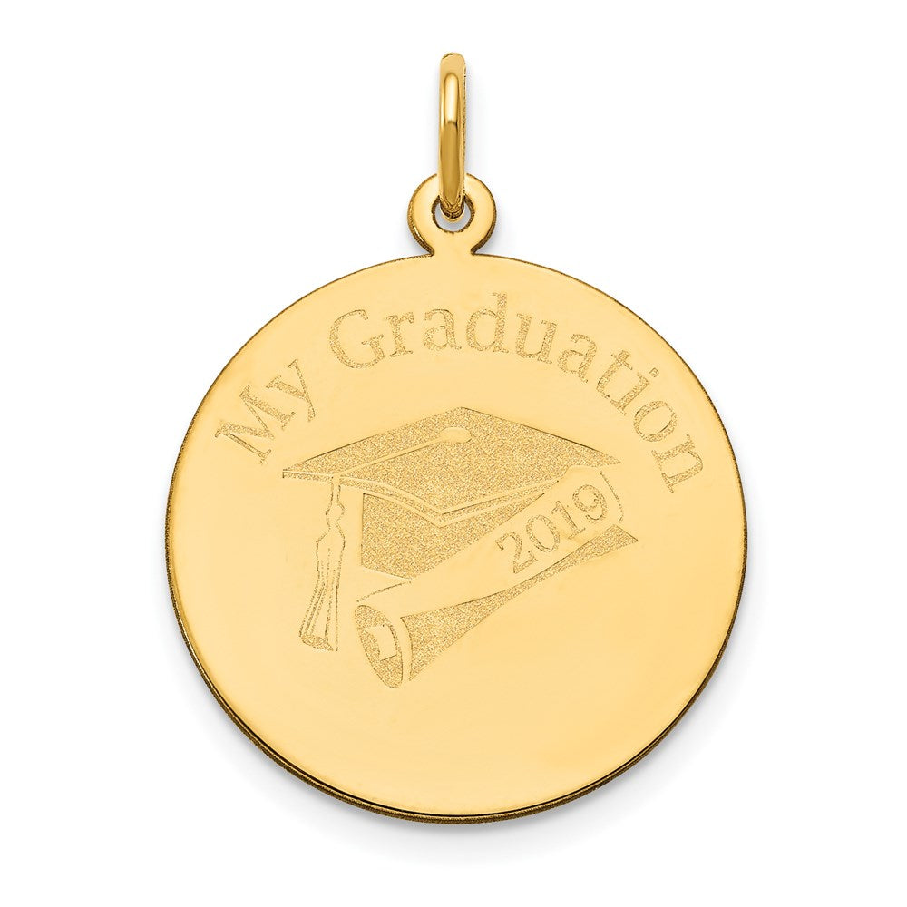 Million Charms 14K Yellow Gold Themed Personalized Graduation Charm