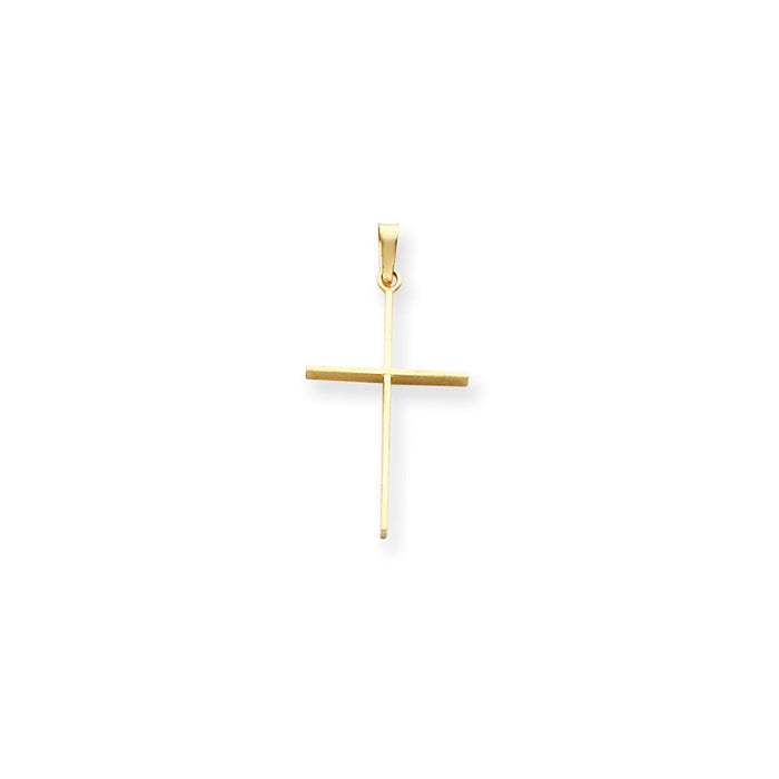 Million Charms 14K Yellow Gold Themed Relgious Cross Pendant