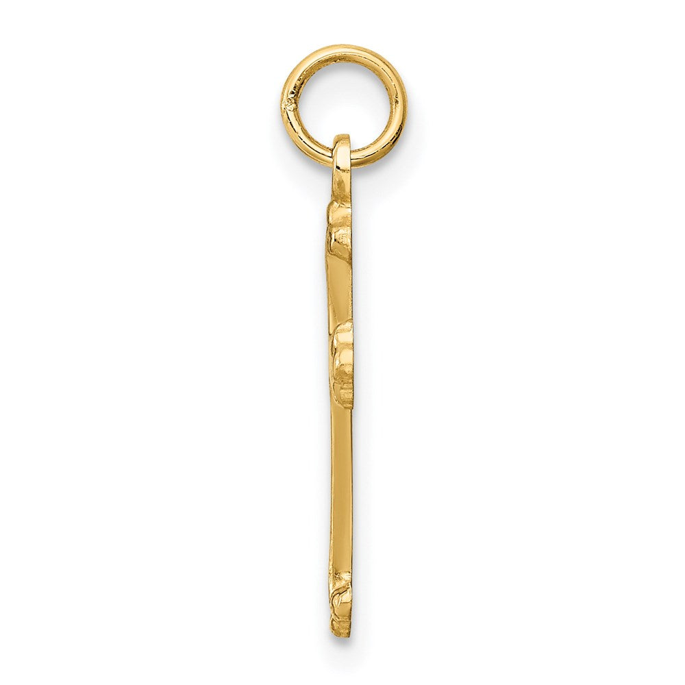 Million Charms 14K Yellow Gold Themed Relgious Cross Charm