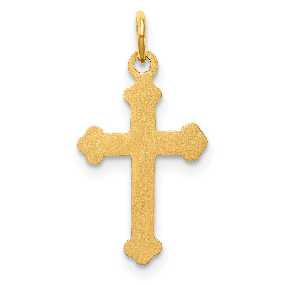 Million Charms 14K Yellow Gold Themed Relgious Cross Charm