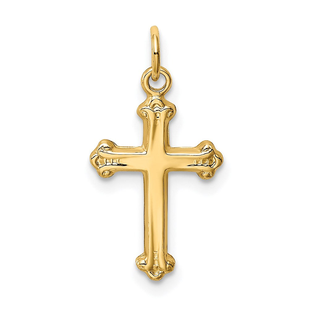 Million Charms 14K Yellow Gold Themed Relgious Cross Charm
