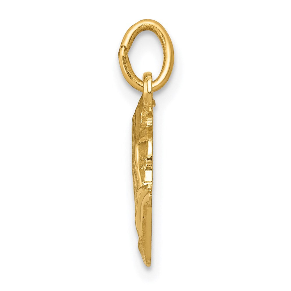 Million Charms 14K Yellow Gold Themed Praying Hands Charm