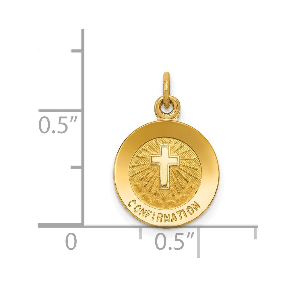 Million Charms 14K Yellow Gold Themed Confirmation Charm