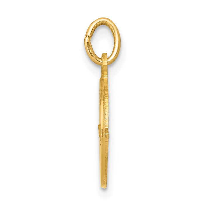 Million Charms 14K Yellow Gold Themed Religious Holy Communion Charm