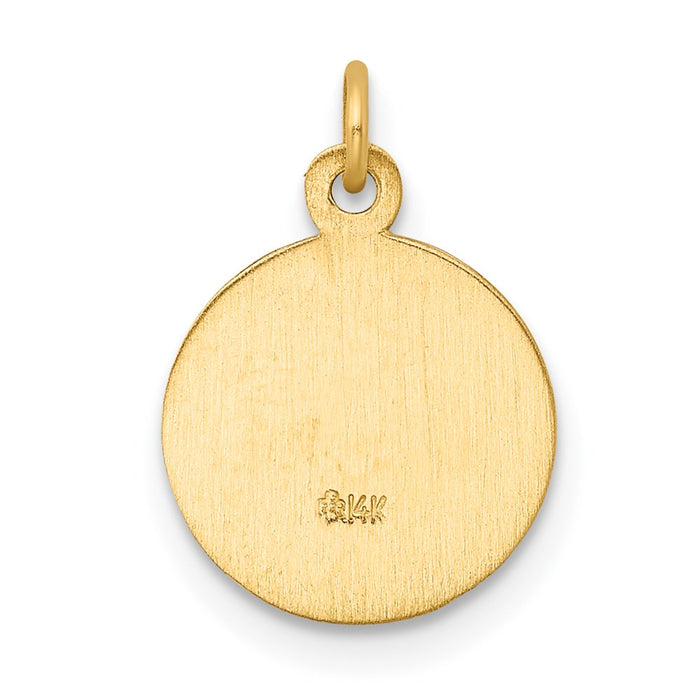 Million Charms 14K Yellow Gold Themed Religious Holy Communion Charm