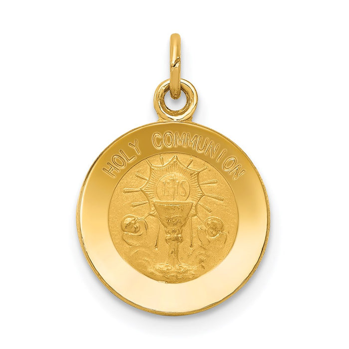 Million Charms 14K Yellow Gold Themed Religious Holy Communion Charm