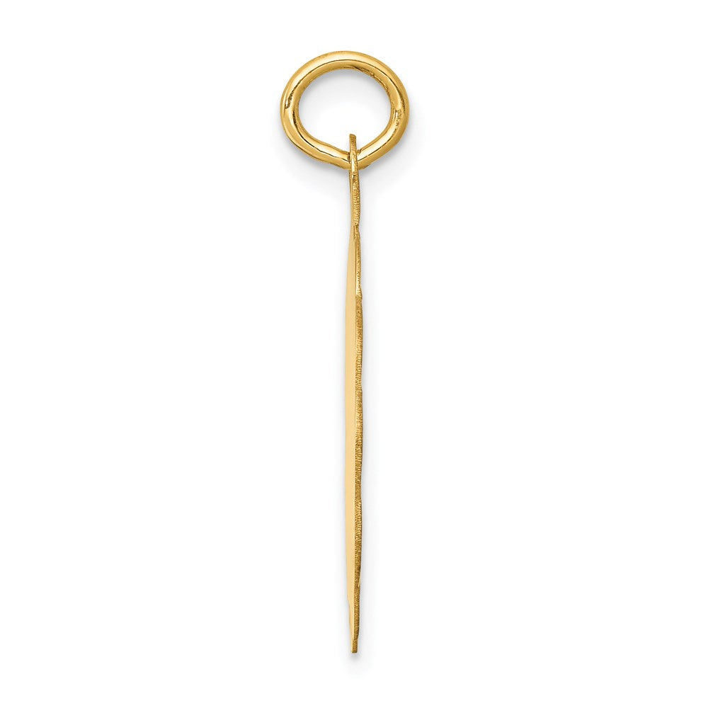 Million Charms 14K Yellow Gold Themed First Religious Holy Communion Disc Charm