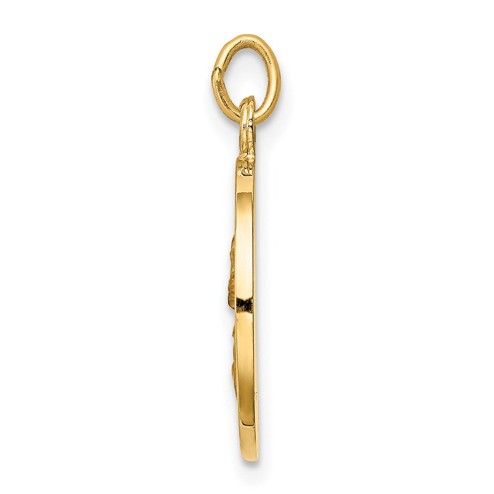 Million Charms 14K Yellow Gold Themed Religious Saint Paul Medal Charm