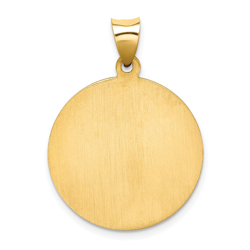 Million Charms 14K Yellow Gold Themed Religious Saint Jude Medal Pendant