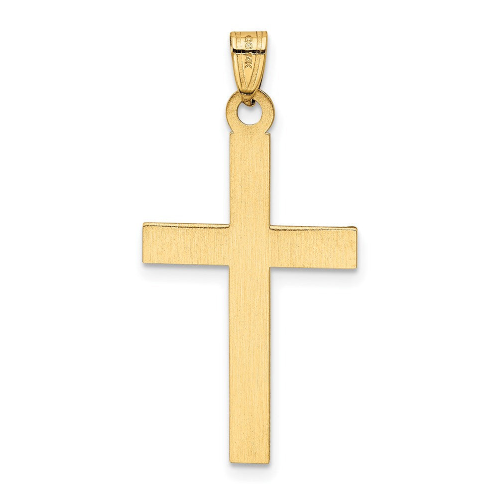 Million Charms 14K Yellow Gold Themed Relgious Cross Charm